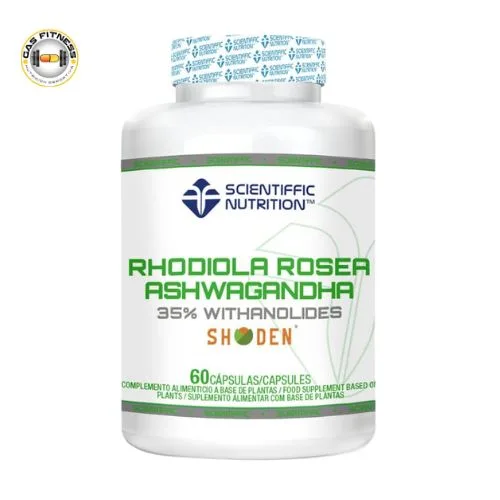 Rhodiola Rosea y Ashwagandha – 60 Capsulas.